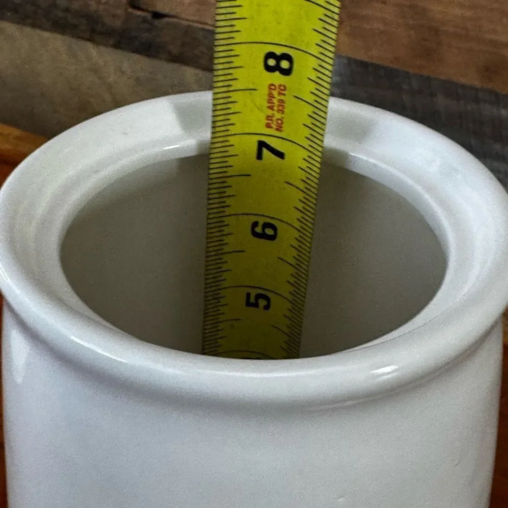Rae Dunn “One” White Ceramic Canister with Lid NEW